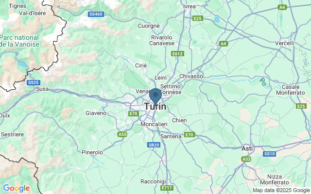 Kaart met locatie Duomo di Torino